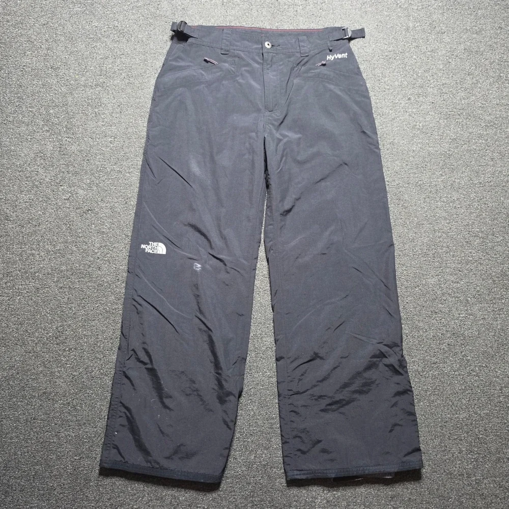 The North Face HyVent Snow Pants Black Mens Small Waterproof Ski Snowboard